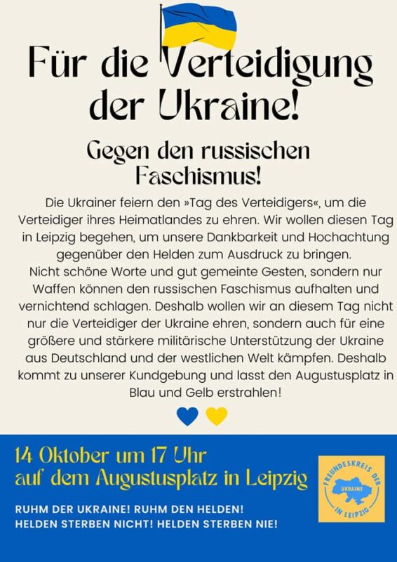 Demo-Ankündigung 14.10.22