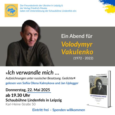 Ein Abend für Volodymyr Vakulenko